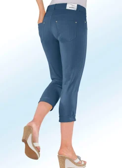 Damen ASCARI Magic-Capri-Jeans in 5-Pocket-Form