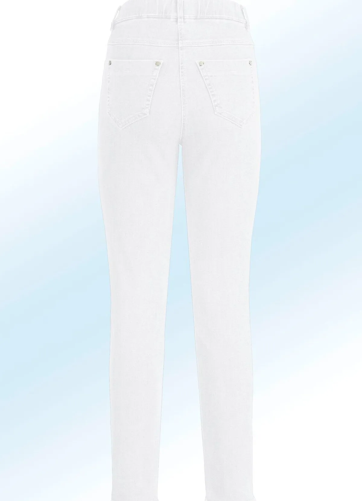 Damen ASCARI Magic-Jeans mit angesagtem Fransensaum