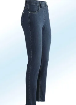 Damen ASCARI Magic-Jeans mit angesagtem Fransensaum