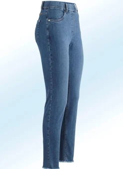 Damen ASCARI Magic-Jeans mit angesagtem Fransensaum