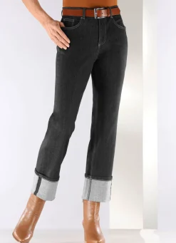 Damen ASCARI Magic-Jeans mit krempelbaren Aufschlägen