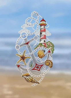 PLAUENER SPITZE Maritimes Fensterbild
