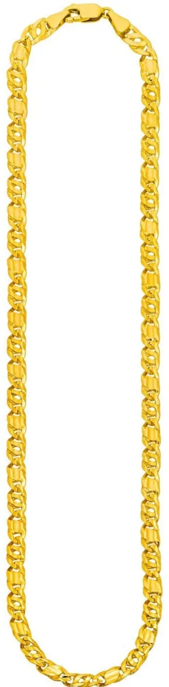 Herren BADER Massive, diamantierte Achter-Rebhuhn-Halskette