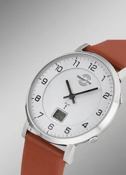 Damen MASTER TIME Damen-Lederarmbanduhr