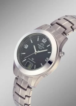 Damen MASTER TIME Funk Damenuhr aus Titan