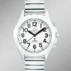 Damen MASTER TIME Funk-Damenuhr mit sprechender Zeitansage