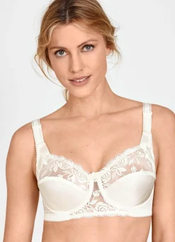 Damen MISS MARY Bügel-BH mit floraler Tüllstickereispitze im Vorderteil