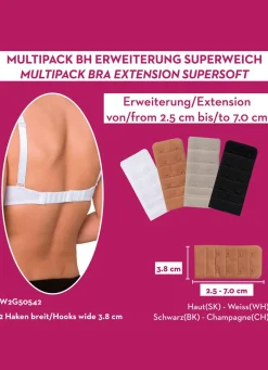 Damen MISS PERFECT Wow 2 Go Viererpack BH-Verlängerungen