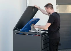 BADER Mülltonnenbox „Kubus“,