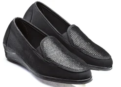 Damen BADER Mokassin in eleganter Krokooptik