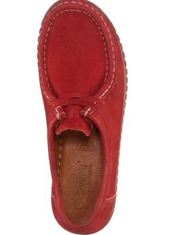 Damen Gemini Mokassin-Schnürschuh aus Rind-Nubukleder