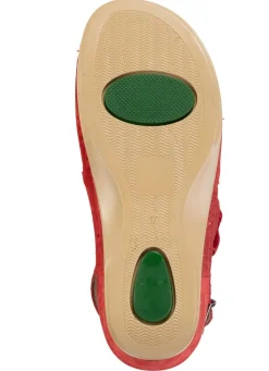 Damen MUBB , bequeme Damen-Sandalen, Weite H, mit herausnehmbarem Fußbett