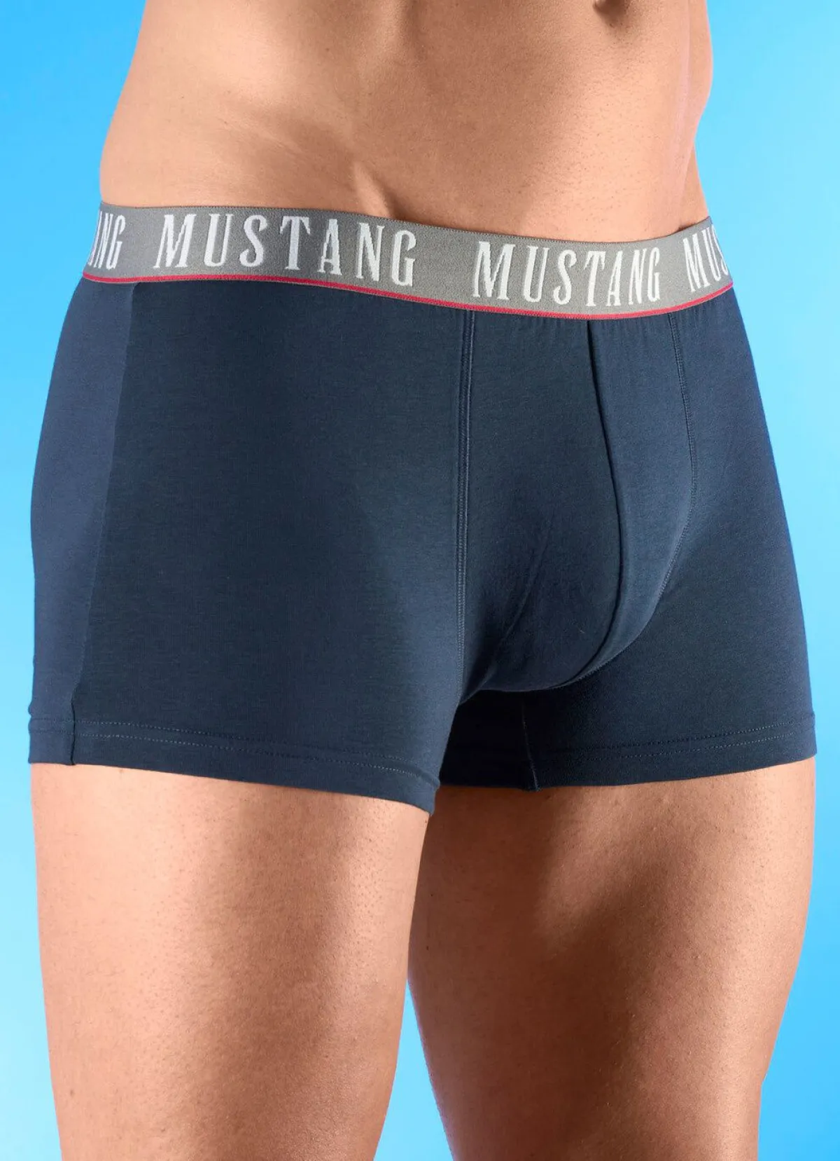 Herren MUSTANG Dreierpack Pants mit Elastikbund