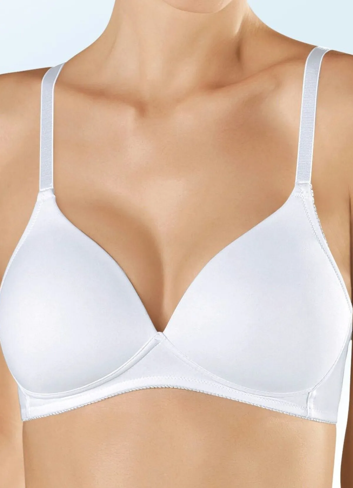 Damen BADER Naturana Zweierpack BH mit gepolsterten Cups