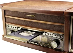 BADER Nostalgie-Stereoanlage mit MP3-Direktaufnahmefunktion