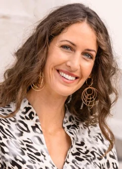 Damen BADER Ohrringe mit elegantem Charne