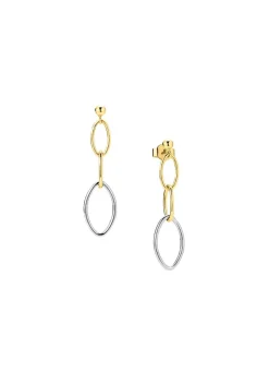 Damen BADER Ohrstecker: Moderne Eleganz in Bicolor