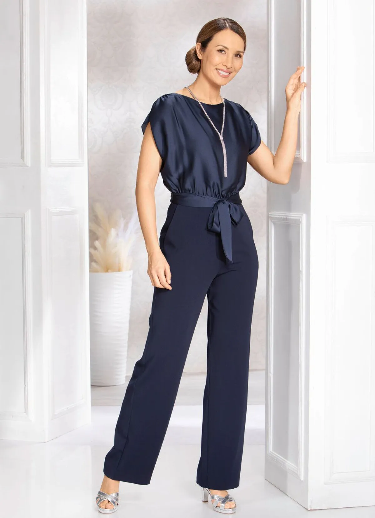 Damen BADER Overall mit Bindegürtel