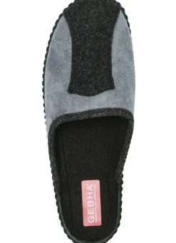 Herren BADER Pantoffel aus weichem Veloursmaterial