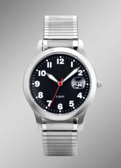 Herren PARA -Quartz-Herrenuhr mit Edelstahlzugband