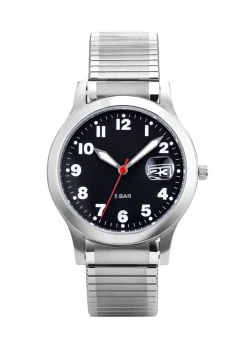 Herren PARA -Quartz-Herrenuhr mit Edelstahlzugband
