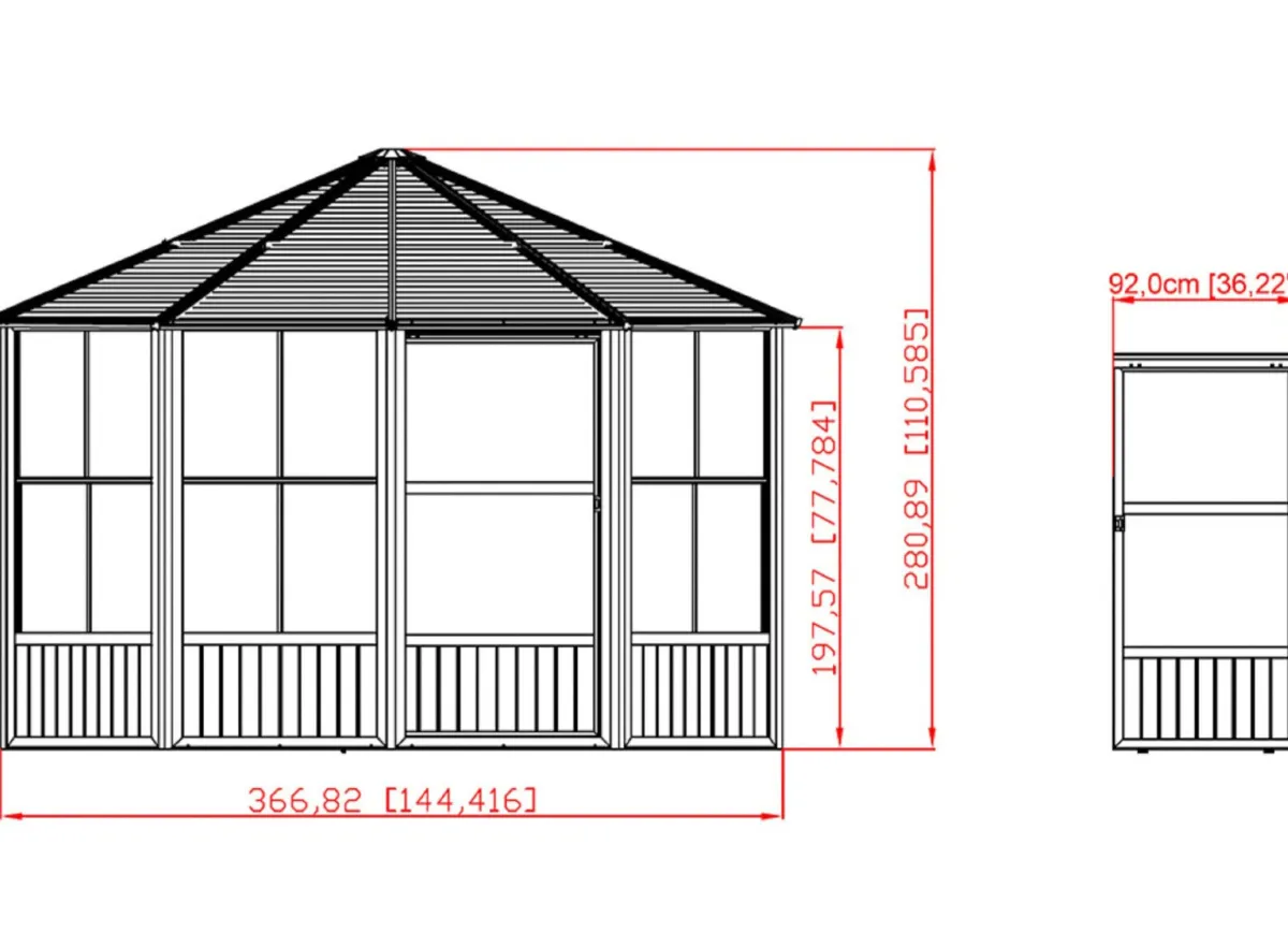 BADER Pavillon „Charleston“
