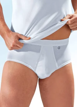 Herren BIO BY PFEILRING Pfeilring Dreierpack Slips aus Feinjersey, weiß