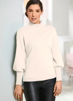 Damen BADER Pima-Pullover in Feinstrick