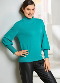 Damen BADER Pima-Pullover in Feinstrick