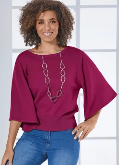 Damen BADER Pima-Pullover mit weichem Griff