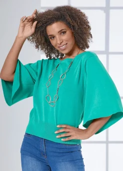Damen BADER Pima-Pullover mit weichem Griff