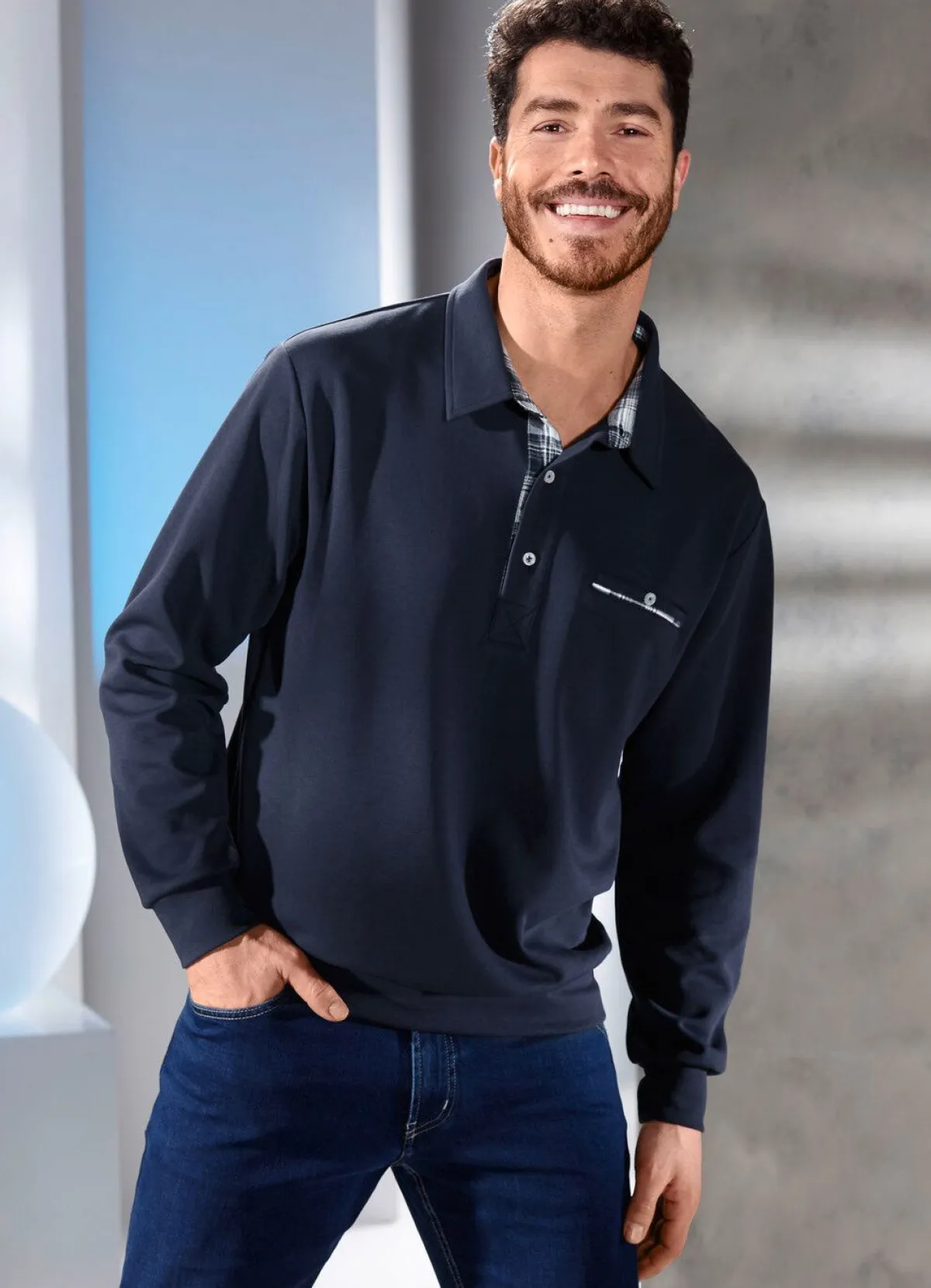 Herren BADER Poloshirt in 3 Farben