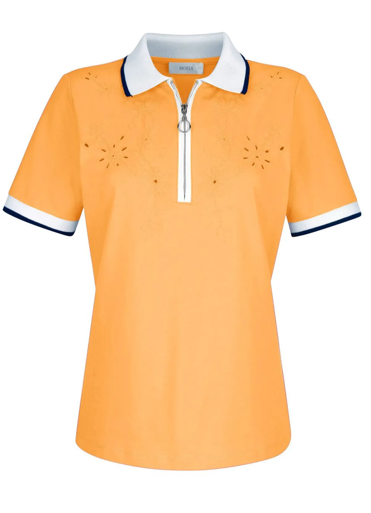 Damen BADER Poloshirt mit Cut-Outs in 2 Farben