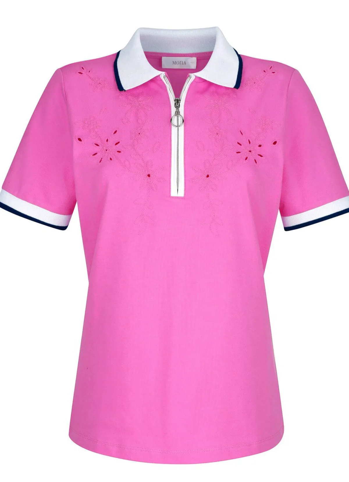 Damen BADER Poloshirt mit Cut-Outs in 2 Farben