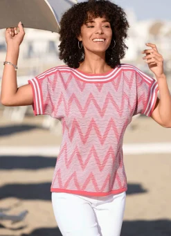 Damen BADER Pulli in edlem Strukturmix