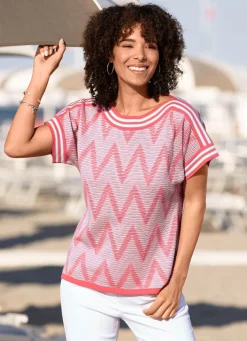 Damen BADER Pulli in edlem Strukturmix