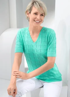 Damen BADER Pulli in Mustermix