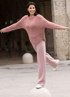 Damen laurakent Pullover aus Melangegarn