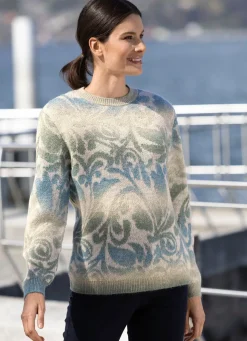 Damen BADER Pullover in edlem Farbverlauf