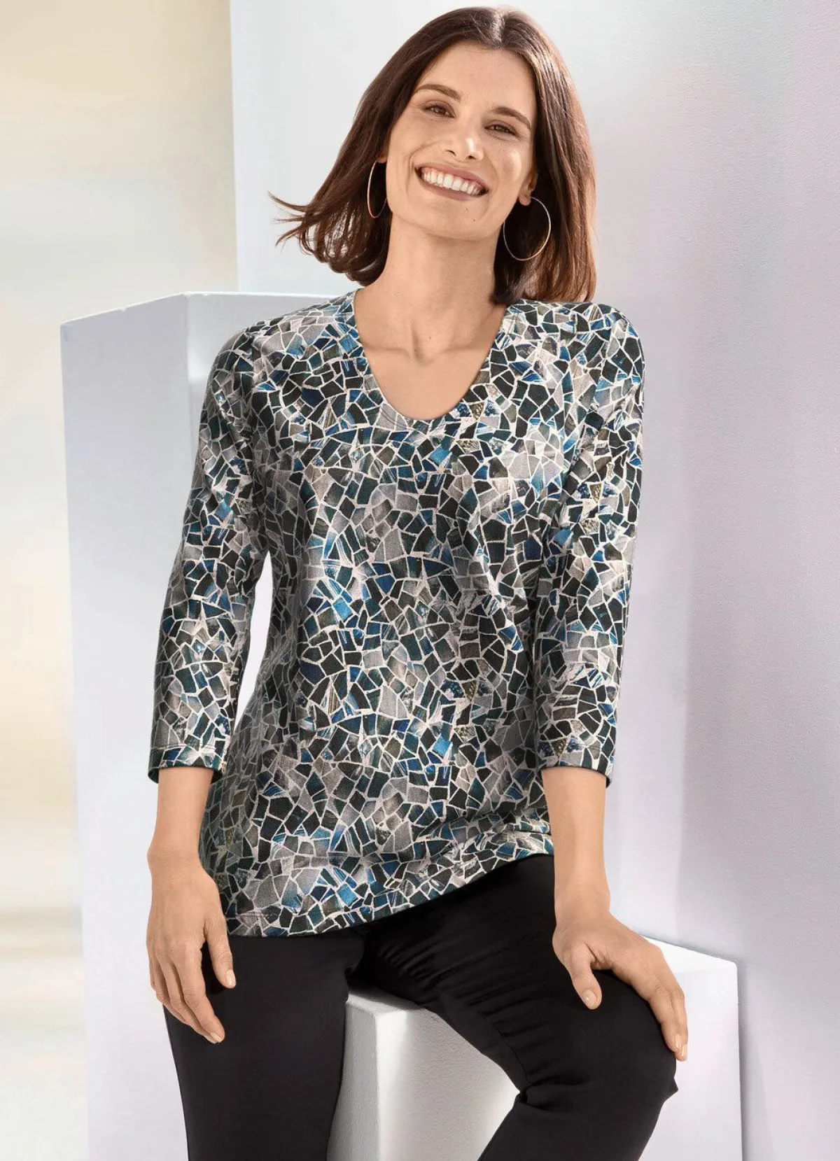 Damen KLAUS MODELLE MADE IN GERMANY Pullover in Feinstrick
