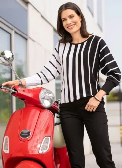 Damen laurakent Pullover in Fledermausform