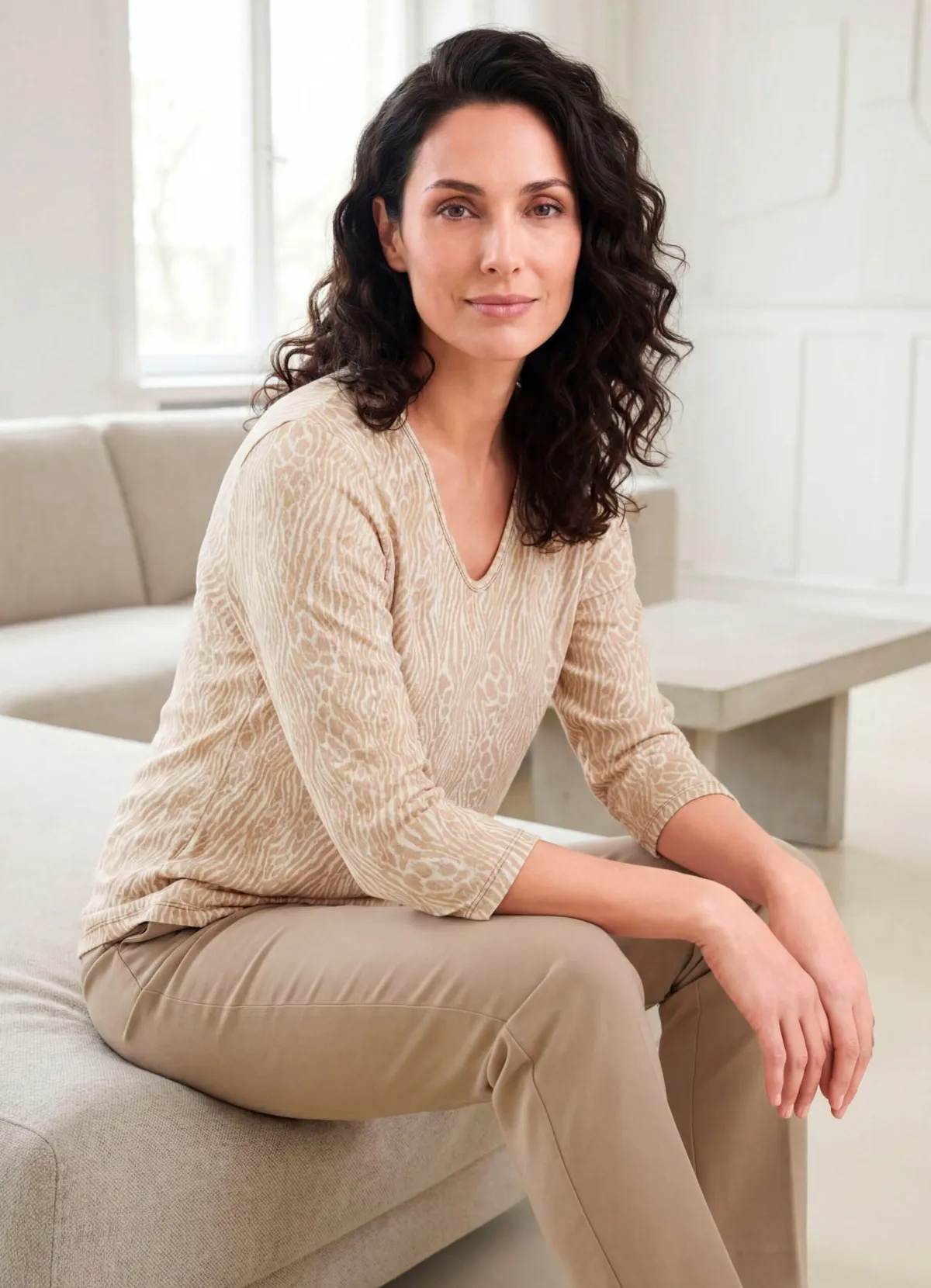 Damen Tizia Pullover in Jacquard-Dessin