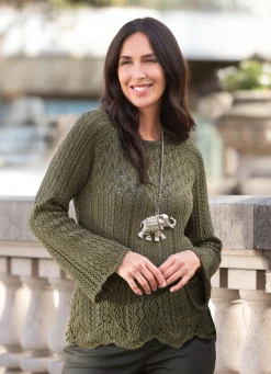 Damen Tizia Pullover in tollem Mustermix