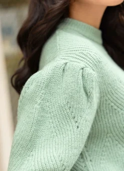 Damen Tizia Pullover mit dekorativer Faltenlegung