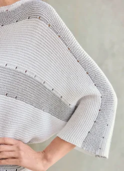 Damen Tizia Pullover mit edlen Glitzerakzenten