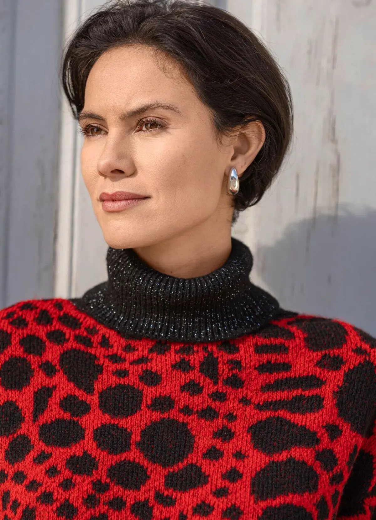 Damen laurakent Pullover mit Glitzerakzenten
