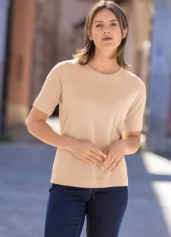 Damen B/ANCA Pullover mit rundem Halsausschnitt