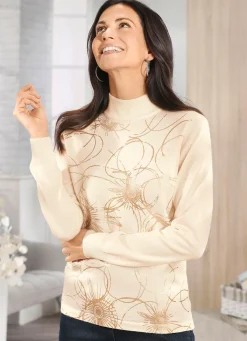 Damen BADER Pullover mit Schurwolle
