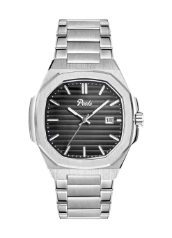 Herren BADER Quartz-Herrenuhr aus Edelstahl