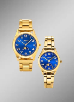 Damen POOLS Quartz-Partneruhr von mit Mondphasen